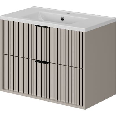 Conjunto De Muebles De Baño Ruford, Cachemira, 80 X 57 Cm Con Lavabo, Vicco Conjunto De Muebles De Baño Ruford, Cachemira, 80 X 57 Cm Con Lavabo, Vicco