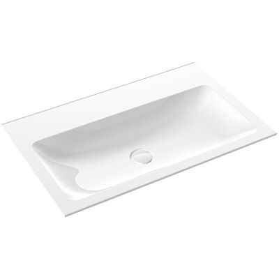 Lavabo Emco Asis - Gresina Mineral, Ø 800mm, Blanco, Sin Sobrellen, 2 Orificios Lavabo Emco Asis - Gresina Mineral, Ø 800mm, Blanco, Sin Sobrellen, 2 Orificios