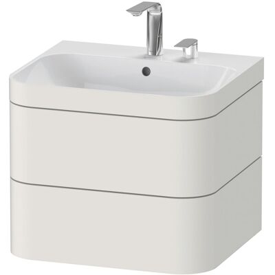 Duravit Compact Blanco Nórdico Seda Mate - Lavabo y Mueble Bajo - HP4635E3939 Duravit Compact Blanco Nórdico Seda Mate - Lavabo y Mueble Bajo - HP4635E3939
