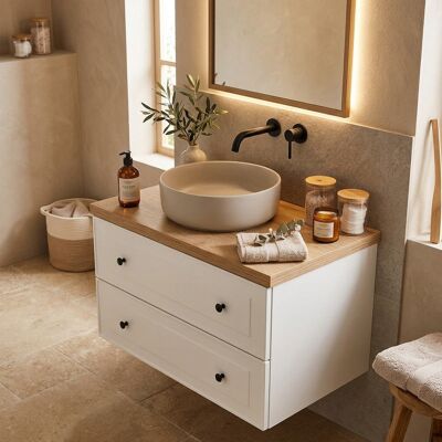 Naturel Modelo Forli Armario de baño suspendido - Almacenamiento de baño Naturel Modelo Forli Armario de baño suspendido - Almacenamiento de baño