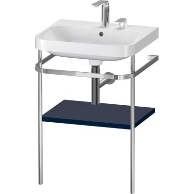 Conjunto de lavabo en forma de C Duravit HP4835E9898 - Azul noche mate seda Conjunto de lavabo en forma de C Duravit HP4835E9898 - Azul noche mate seda