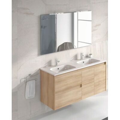 Royo Alfa Conjunto Mueble De Baño Completo 120 Cm Color Roble Nórdico - Ref: C0074196 Royo Alfa Conjunto Mueble De Baño Completo 120 Cm Color Roble Nórdico - Ref: C0074196