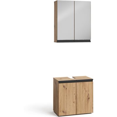 Conjunto De Muebles De Baño Torren, Artesano, 2 Partes, Vicco Conjunto De Muebles De Baño Torren, Artesano, 2 Partes, Vicco