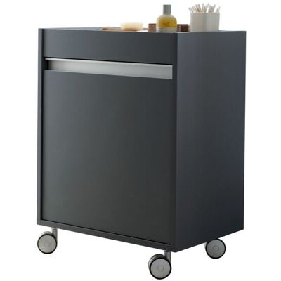 Mueble lateral Duravit Ketho Grafito Mate - 1 Puerta, Bisagra a la derecha Mueble lateral Duravit Ketho Grafito Mate - 1 Puerta, Bisagra a la derecha