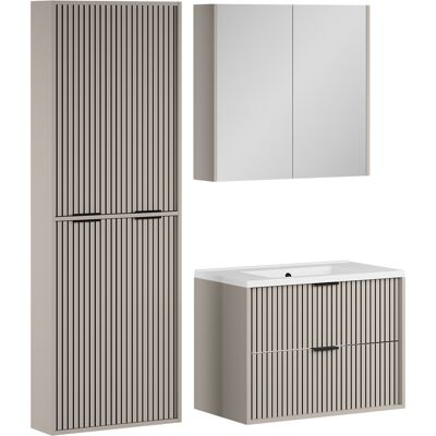 Conjunto De Muebles De Baño De 4 Piezas Ruford, Cachemira, 4 Partes, Vicco Conjunto De Muebles De Baño De 4 Piezas Ruford, Cachemira, 4 Partes, Vicco