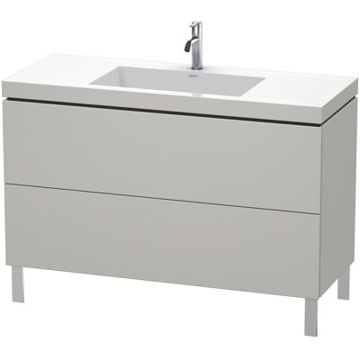 Duravit L-Cube Armario Bajo para Lavabo LC6939O0707 - Gris de Concreto Mate - De Pie Duravit L-Cube Armario Bajo para Lavabo LC6939O0707 - Gris de Concreto Mate - De Pie