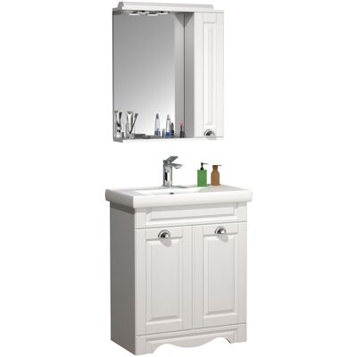 Conjunto de Muebles de Baño VCM Casalo L - 3 Piezas, Blanco Conjunto de Muebles de Baño VCM Casalo L - 3 Piezas, Blanco