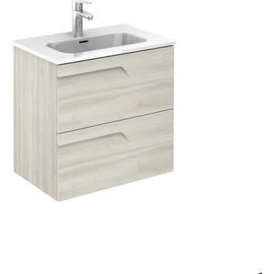 Conjunto Mueble De Baño De 2 Cajones Compacto Vitale Royo Color: Beige Nature - Opciones: Conjunto Completo - Medidas: 60 Cm - Profundidad: 46 Cm Conjunto Mueble De Baño De 2 Cajones Compacto Vitale Royo Color: Beige Nature - Opciones: Conjunto Completo - Medidas: 60 Cm - Profundidad: 46 Cm