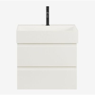 Sklum - Conjunto De Mueble De Baño En Madera Y Chapa De Fresno Con Lavabo Integrado Ona Sklum - Conjunto De Mueble De Baño En Madera Y Chapa De Fresno Con Lavabo Integrado Ona