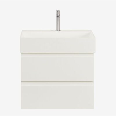 Sklum - Conjunto De Mueble De Baño En Madera Y Chapa De Fresno Con Lavabo Integrado Ona Sklum - Conjunto De Mueble De Baño En Madera Y Chapa De Fresno Con Lavabo Integrado Ona