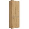 TOPESHOP Ellos - Mueble de cuarto de baño con 2 cestas - Almacenaje para cuarto de baño - 174x60x30 - Mueble alto