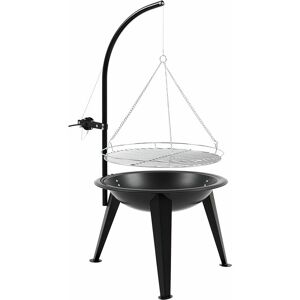 Parrilla Giratoria Con Rejilla Ø 55 Cm Parrilla De Carbón, Cuenco De Fuego - Bbq-toro Parrilla Giratoria Con Rejilla Ø 55 Cm Parrilla De Carbón, Cuenco De Fuego - Bbq-toro