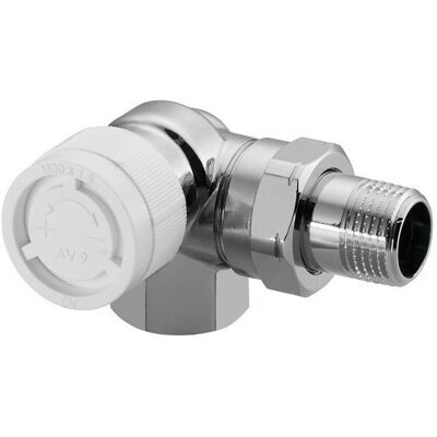 Oventrop Modelo 1162472 - Válvula Termostática, Cromo, Ángulo Izquierdo Oventrop Modelo 1162472 - Válvula Termostática, Cromo, Ángulo Izquierdo