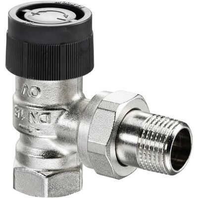 Válvula termostática Oventrop A 1181008 - Ángulo - Niquelado - Calefacción Válvula termostática Oventrop A 1181008 - Ángulo - Niquelado - Calefacción