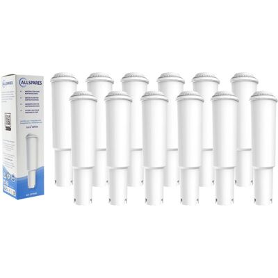 Allspares - Filtro De Agua (12 Unidades) Apto Para Cafeteras Jura Impressa, Filtro De Repuesto Para Jura White 60209 Allspares - Filtro De Agua (12 Unidades) Apto Para Cafeteras Jura Impressa, Filtro De Repuesto Para Jura White 60209