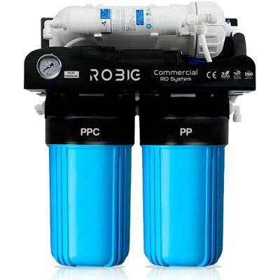 ROSMMEL 40L/h Sistema de Osmosis Inversa - Filtro de Agua Comercial ROSMMEL 40L/h Sistema de Osmosis Inversa - Filtro de Agua Comercial