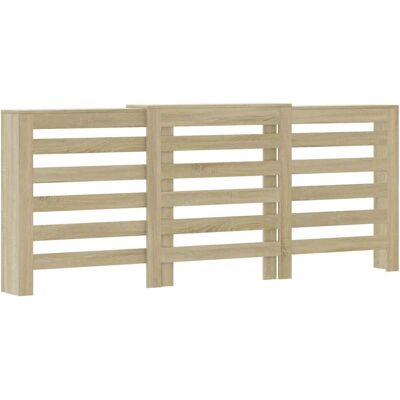 HELLOSHOP26 Cubrerradiadores Estante Moderno Con Lamas 205 X 21,5 X 83,5 Cm Madera Contrachapada Roble Sonoma 020049800 HELLOSHOP26 Cubrerradiadores Estante Moderno Con Lamas 205 X 21,5 X 83,5 Cm Madera Contrachapada Roble Sonoma 020049800