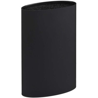 HELLOSHOP26 Bloque De Cuchillos Ovalado Diseño Moderno Cocina Protección Cuchillas 22 X 16,5 X 6,5 Cm De Plástico Negro 130007892 HELLOSHOP26 Bloque De Cuchillos Ovalado Diseño Moderno Cocina Protección Cuchillas 22 X 16,5 X 6,5 Cm De Plástico Negro 130007892