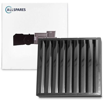 Allspares - Filtro De Láminas Sin Asas Apto Para Campanas Extractoras De Hostelería Tipo B (450x450x25mm) Allspares - Filtro De Láminas Sin Asas Apto Para Campanas Extractoras De Hostelería Tipo B (450x450x25mm)