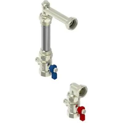 Roth Juego De Contador De Calor Vertical Con 2 Llaves De Bola, 1135003232 Roth Juego De Contador De Calor Vertical Con 2 Llaves De Bola, 1135003232