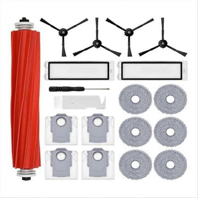 BARKBUSTERS Ensemble D'Accessoires Pour Aspirateur Robot Roborock Q Revo : Sacs À Poussière, Brosse Rotative Principale, Brosses Latérales, Etc. BARKBUSTERS Ensemble D'Accessoires Pour Aspirateur Robot Roborock Q Revo : Sacs À Poussière, Brosse Rotative Principale, Brosses Latérales, Etc.