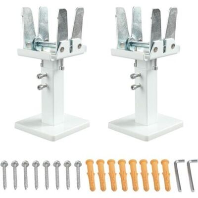Barkbusters Lot De 2 Support Radiateur, Kit De Pieds De Radiateur À Montage Au Sol 14-21 Cm Ajustable Support Radiateur En Acier, Tablette De Radiateur Double Stabilité Pour Radiateurs À Panneaux Barkbusters Lot De 2 Support Radiateur, Kit De Pieds De Radiateur À Montage Au Sol 14-21 Cm Ajustable Support Radiateur En Acier, Tablette De Radiateur Double Stabilité Pour Radiateurs À Panneaux