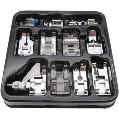 OEM Kit De 11 Piezas Para Máquina De Coser, Repuestos Y Accesorios Para Bricolaje En Casa, Compatibles Con Máquinas De Coser Brother, Singer Y Janome OEM Kit De 11 Piezas Para Máquina De Coser, Repuestos Y Accesorios Para Bricolaje En Casa, Compatibles Con Máquinas De Coser Brother, Singer Y Janome