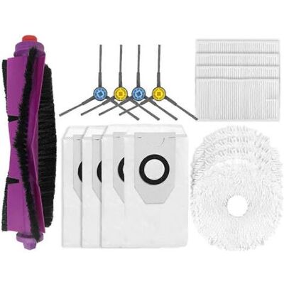 BARKBUSTERS Kit D'Accessoires Compatible Avec L'Aspirateur Robot Midea V12 : Brosse Principale, Filtre De Nettoyage Et Sac À Poussière. BARKBUSTERS Kit D'Accessoires Compatible Avec L'Aspirateur Robot Midea V12 : Brosse Principale, Filtre De Nettoyage Et Sac À Poussière.