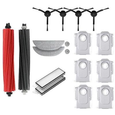 BARKBUSTERS Ensemble D'Accessoires Pour Aspirateur Robot Roborock S8 Maxv Ultra : Lingette De Nettoyage, Sacs D'Aspirateur, Brosse Latérale Et Filtre De Rechange BARKBUSTERS Ensemble D'Accessoires Pour Aspirateur Robot Roborock S8 Maxv Ultra : Lingette De Nettoyage, Sacs D'Aspirateur, Brosse Latérale Et Filtre De Rechange