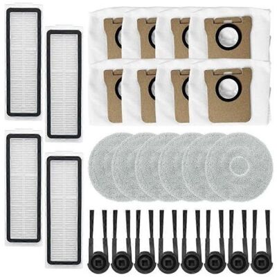 BARKBUSTERS Kit D'Accessoires Pour Aspirateur Robot Mijia M40s / Ov31cn : Pièces De Rechange, Brosse Latérale, Filtre Hepa, Lingette De Nettoyage Et Sacs À Poussière. BARKBUSTERS Kit D'Accessoires Pour Aspirateur Robot Mijia M40s / Ov31cn : Pièces De Rechange, Brosse Latérale, Filtre Hepa, Lingette De Nettoyage Et Sacs À Poussière.