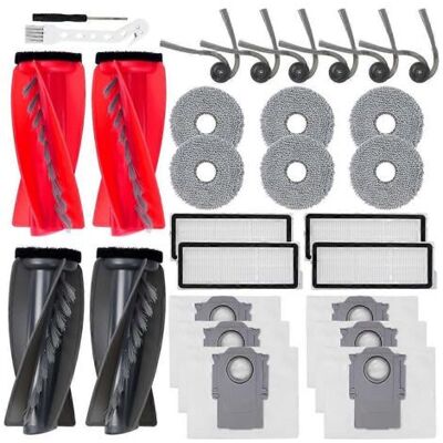 BARKBUSTERS Kit D'Accessoires Pour Aspirateur Robot Roborock Qrevo Curv/curv S5x/qrevo Edge/edge S5a/qrevo S5v, Pièces De Rechange BARKBUSTERS Kit D'Accessoires Pour Aspirateur Robot Roborock Qrevo Curv/curv S5x/qrevo Edge/edge S5a/qrevo S5v, Pièces De Rechange