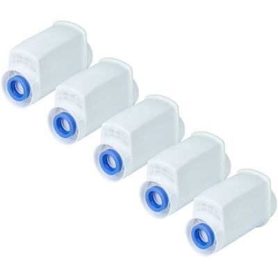 Vhbw 5x Filtro De Agua Compatible Con Bosch Veroselection Tes 805 Series Máquina De Café Automática, Cafetera Exprés - Blanco Vhbw 5x Filtro De Agua Compatible Con Bosch Veroselection Tes 805 Series Máquina De Café Automática, Cafetera Exprés - Blanco