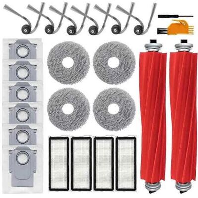 BARKBUSTERS Kit D'Accessoires De Rechange Pour Aspirateur Robot Roborock Qr 798 / Qr 598 / Qv 35a : Brosse Rotative Et Filtre Hepa BARKBUSTERS Kit D'Accessoires De Rechange Pour Aspirateur Robot Roborock Qr 798 / Qr 598 / Qv 35a : Brosse Rotative Et Filtre Hepa