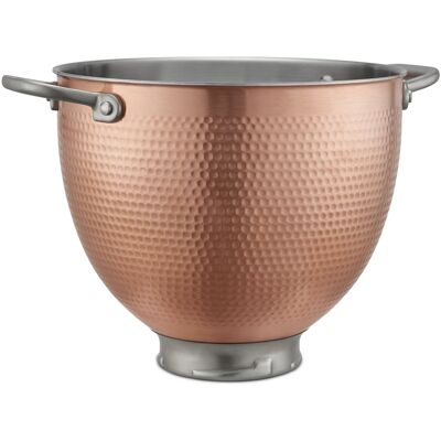 OEM Tazón Decorativo De Acero Inoxidable Artisan 5 De 4,8 L De Kitchenaid. Color: Cobre Martillado. OEM Tazón Decorativo De Acero Inoxidable Artisan 5 De 4,8 L De Kitchenaid. Color: Cobre Martillado.