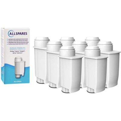 Filtro De Agua Allspares 8x) Apto Para Cafeteras Philips/saeco, Filtro De Repuesto Para Brita Intenza+ Y Philips/saeco Ca6702 Filtro De Agua Allspares 8x) Apto Para Cafeteras Philips/saeco, Filtro De Repuesto Para Brita Intenza+ Y Philips/saeco Ca6702
