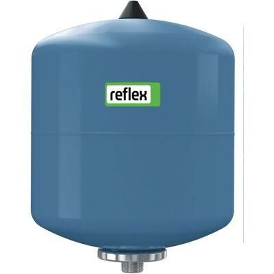 Reflex Refix De 25, Vaso De Expansión De Membrana Sin Flujo Continuo, Azul, 16/4 Bar, Conexión De Acero Inoxidable, 7304015 Reflex Refix De 25, Vaso De Expansión De Membrana Sin Flujo Continuo, Azul, 16/4 Bar, Conexión De Acero Inoxidable, 7304015