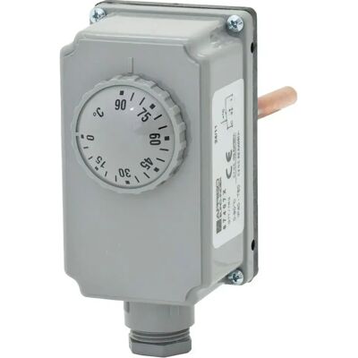 Esbe Termostato De Inmersión Tia122, Spdt 0-90 Grd., 100mm, 86901100 Esbe Termostato De Inmersión Tia122, Spdt 0-90 Grd., 100mm, 86901100