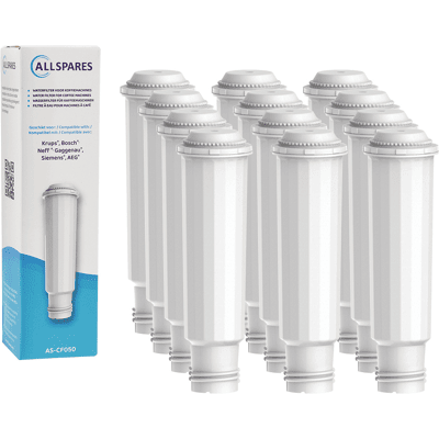 Filtro De Agua Allspares 12 Unidades) Apto Para Máquinas De Café Expreso Krups, Filtro De Repuesto Para Krups F088 Y Bosch/siemens Tcz6003/tz60003 Filtro De Agua Allspares 12 Unidades) Apto Para Máquinas De Café Expreso Krups, Filtro De Repuesto Para Krups F088 Y Bosch/siemens Tcz6003/tz60003