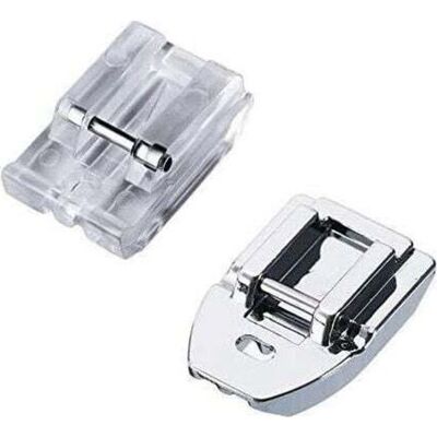 OEM Juego De 2 Prensatelas Invisibles Para Cremalleras, Compatibles Con Máquinas De Coser Brother, Singer, Juki Y Lidl (de Ajuste A Presión). OEM Juego De 2 Prensatelas Invisibles Para Cremalleras, Compatibles Con Máquinas De Coser Brother, Singer, Juki Y Lidl (de Ajuste A Presión).
