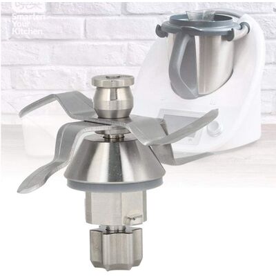 OEM Juego De Cuchillas De Acero Inoxidable Tm31, Compatible Con Vorwerk Thermomix Tm31, Repuestos Duraderos Compatibles Con Diversas Batidoras OEM Juego De Cuchillas De Acero Inoxidable Tm31, Compatible Con Vorwerk Thermomix Tm31, Repuestos Duraderos Compatibles Con Diversas Batidoras