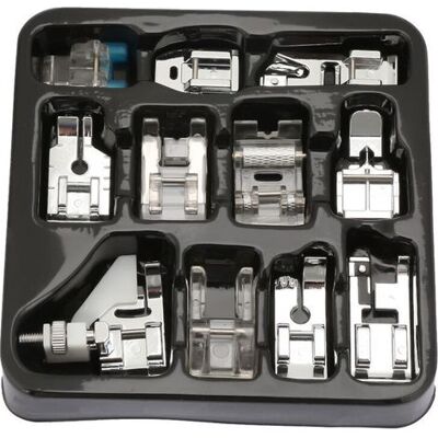 OEM 11 Piezas/caja De Prensatelas Para Máquinas De Coser Y Accesorios Para El Hogar OEM 11 Piezas/caja De Prensatelas Para Máquinas De Coser Y Accesorios Para El Hogar