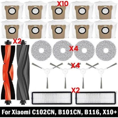 BARKBUSTERS Accessoires Et Pièces Détachées Pour Xiaomi Mijia Omni 2 C102cn, B101cn, B116cn, X10+ : Brosse Latérale Principale, Filtre Hepa. BARKBUSTERS Accessoires Et Pièces Détachées Pour Xiaomi Mijia Omni 2 C102cn, B101cn, B116cn, X10+ : Brosse Latérale Principale, Filtre Hepa.