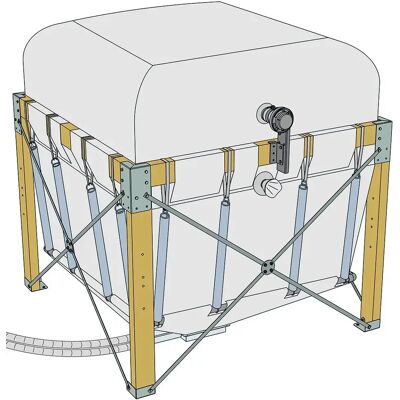 Fröling Pellets-variosilo 2,90x2,00 Contenido 4,5-6,3t, 13875 Fröling Pellets-variosilo 2,90x2,00 Contenido 4,5-6,3t, 13875