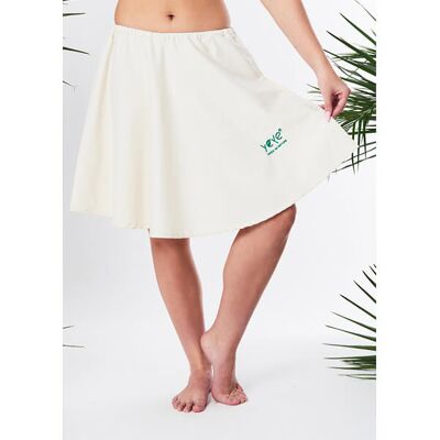 OEM Falda Para Sauna Con Banda Elástica 100% Algodón Natural Yeye Made In Nature Blanco L OEM Falda Para Sauna Con Banda Elástica 100% Algodón Natural Yeye Made In Nature Blanco L
