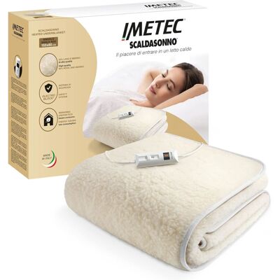 Imetec 16799 Manta Eléctrica Y Almohadilla 55 W Blanco Lana Imetec 16799 Manta Eléctrica Y Almohadilla 55 W Blanco Lana
