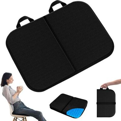 OEM Cojín De Gel Para Asiento, Cojín Portátil Para Asiento De Avión, Cojín De Gel Grueso Para Largas Sesiones Sentado, Cojín Para Silla Con Alivio Del Dolor De Espalda Y Cintura. OEM Cojín De Gel Para Asiento, Cojín Portátil Para Asiento De Avión, Cojín De Gel Grueso Para Largas Sesiones Sentado, Cojín Para Silla Con Alivio Del Dolor De Espalda Y Cintura.