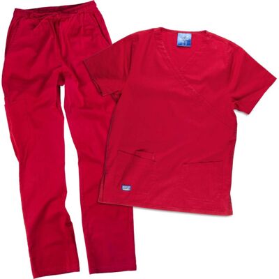 Conjunto Sanitario En Algodón Elástico Workteam Servicios B9150 M Rojo Conjunto Sanitario En Algodón Elástico Workteam Servicios B9150 M Rojo