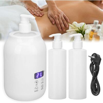OEM Calentador De Aceite Para Masaje, Calentador De Aceite Para Masaje Con Temperatura Ajustable De 30 A 65 Grados, Kit De Aceite Para Masaje Con 2 Botellas De Plástico Para Aceites Esenciales, Masaje De OEM Calentador De Aceite Para Masaje, Calentador De Aceite Para Masaje Con Temperatura Ajustable De 30 A 65 Grados, Kit De Aceite Para Masaje Con 2 Botellas De Plástico Para Aceites Esenciales, Masaje De