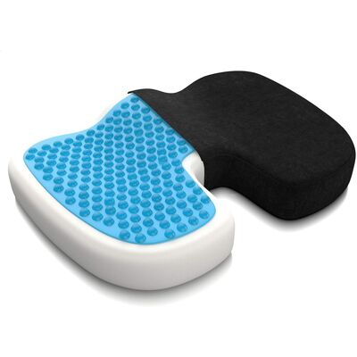 OEM Cojín De Asiento De Espuma Viscoelástica Con Gel, Alivio Del Dolor De Coxis, Funda Lavable, Para Silla De Oficina, Sillón De Coche OEM Cojín De Asiento De Espuma Viscoelástica Con Gel, Alivio Del Dolor De Coxis, Funda Lavable, Para Silla De Oficina, Sillón De Coche