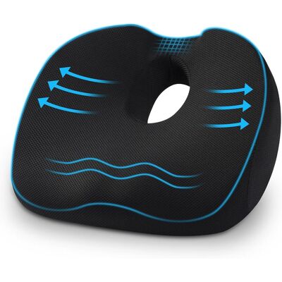 OEM Cojín Ortopédico Para El Coxis, De Espuma Viscoelástica, Para Aliviar El Dolor Del Coxis, Para Usar En El Coche, La Oficina O Al Conducir. OEM Cojín Ortopédico Para El Coxis, De Espuma Viscoelástica, Para Aliviar El Dolor Del Coxis, Para Usar En El Coche, La Oficina O Al Conducir.